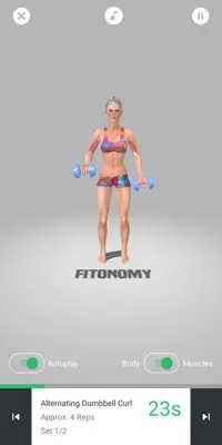 Fitonomy - Weight Loss Training, Home & Gym android App screenshot 1